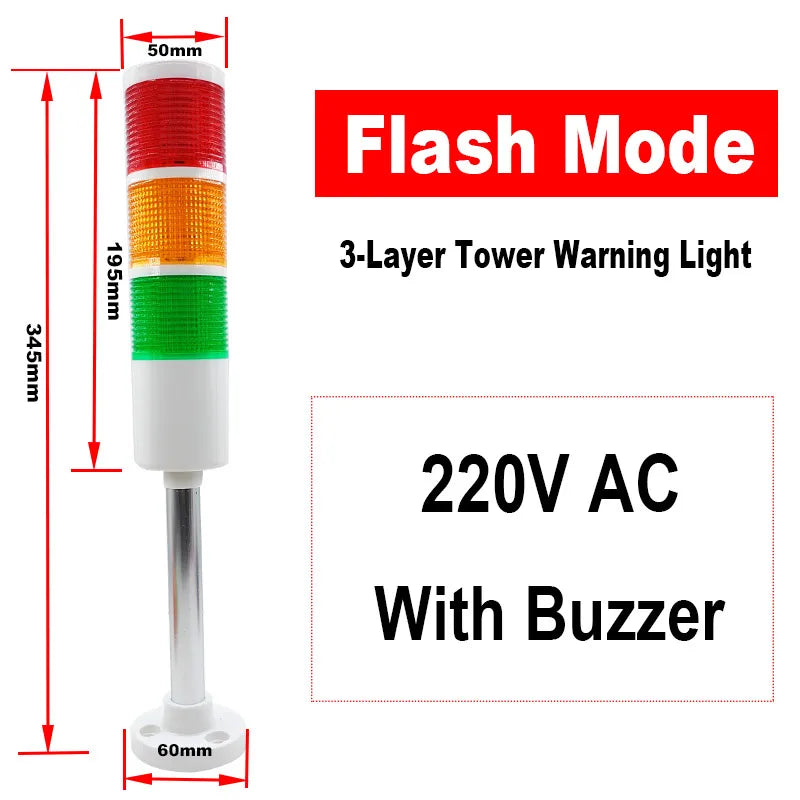 ampoule led rouge orange vert indicateur signal moderne rayures horizontales fixation