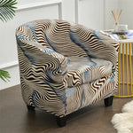 housse fauteuil club velours extensible canapé place salon coussin
