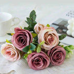 décoration intérieure bouquet pivoine rose blanche moderne élégant vase transparent mariage anniversaire