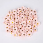 fleurs artificielles rose blanche beige bleu violet petites fleurs classiques mariage décoration intérieure DIY