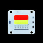 lampe led rgb rouge vert bleu blanc surface texturée industrielle intense fixations tréforées fils