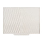 tapis silicone gris rayures diagonales moderne cuisine antidérapant respectueux environnement 37x26cm 42.5x33cm 50.5x42.5cm