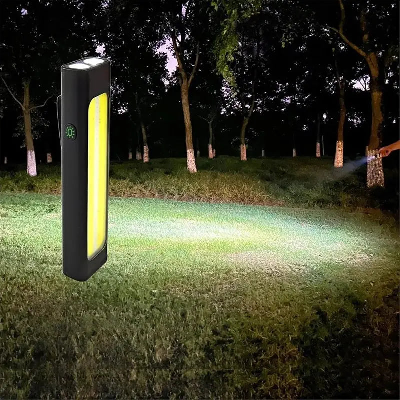 torche led rechargeable lumineuse camping extérieur clips usb magnectique haute luminosité