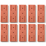 support rallonge électrique adhésif blanc bleu rose vert moderne double