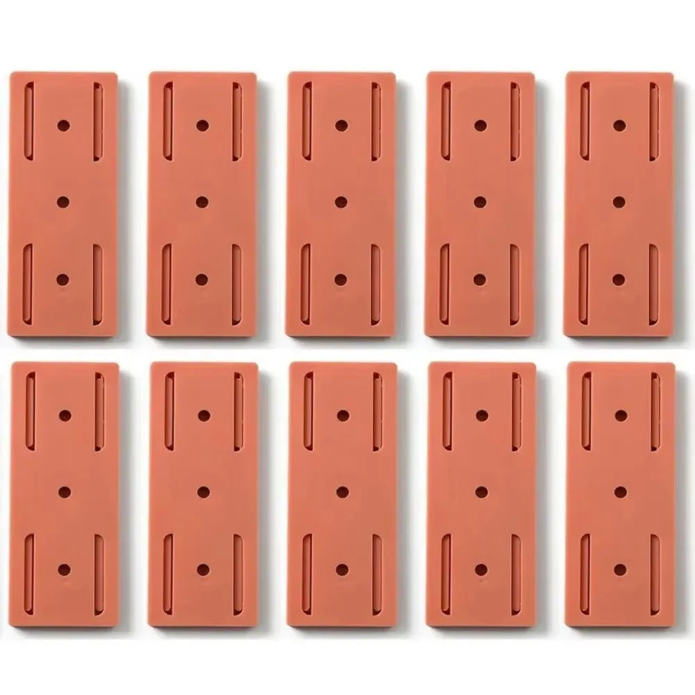 support rallonge électrique adhésif blanc bleu rose vert moderne double