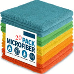 serviettes microfibres gris bleu vert rose violet rouge texture douce modernes utilitaires 25x25cm