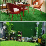 tapis artificiel vert pelucheux moderne extérieur anniversaire baby shower fête