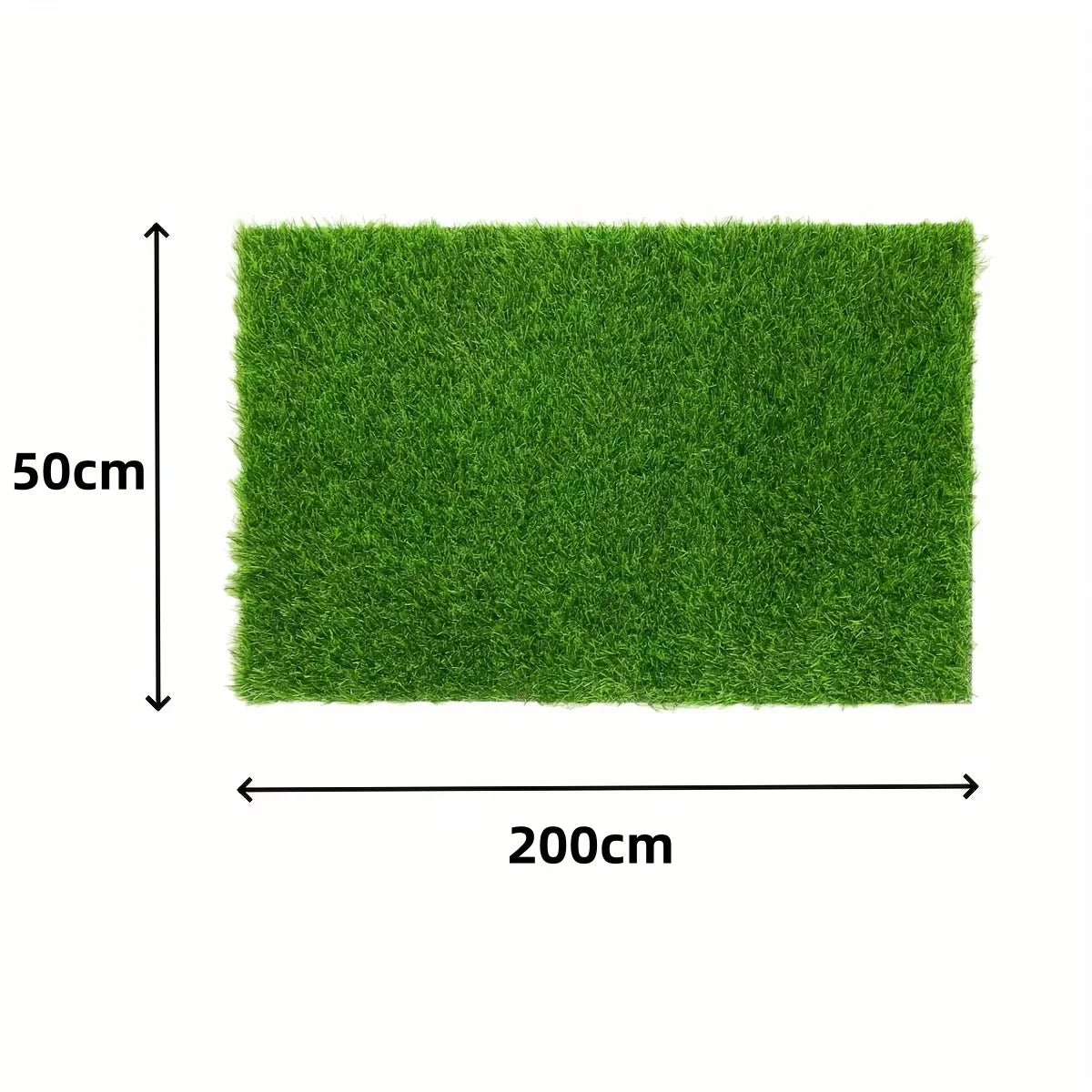 tapis gazon artificiel herbe imitation vert moderne decoration sol jardin terrace 100x50cm 200x50cm