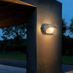 lampe murale moderne rétro argentée dorée rayures horizontales ip65 étanche led 220v 110v