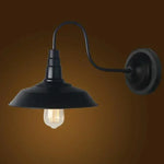 lampe murale industrielle noir mat éclairage quotidien cuisine salle manger flux lumineux 2000 82000