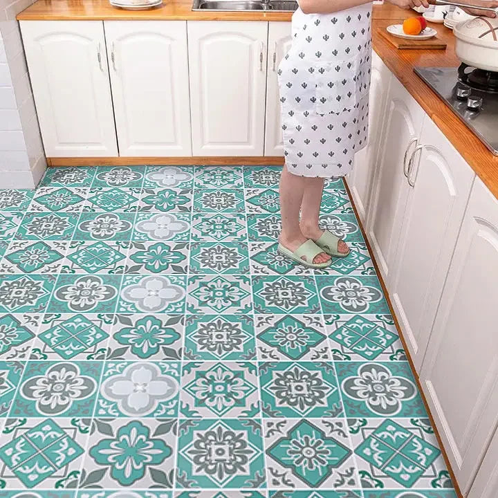 Sticker carrelage abstrait moderne pour salle de bain
