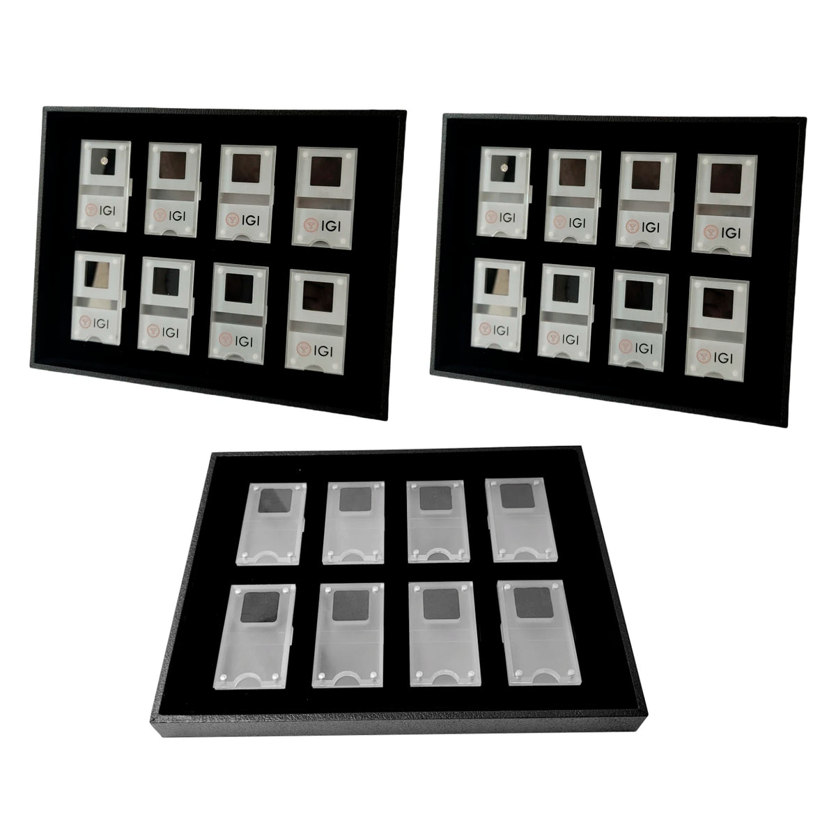 plaques diamants transparentes moderne pince lunettes support bijoux exposition organisateur transparent