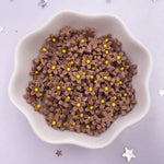 miniatures fleurs multicolores simples centrer jaune decoratives artisanat mariage scrapbooking