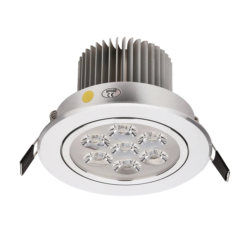 Spot LED argenté intensité variable 3W 4W 7W transformateur modernes clips