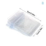 porte bijoux moderne blanc poches transparentes support bijoux ornement décoration chambre blanc