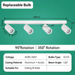spots led plafonniers gu10 remplaçables ampoules modernes éclairage intérieur chambre cuisine