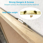 clips suspension or brillants modernes vis fixations cadres horloges utilisation multiple quincaillerie