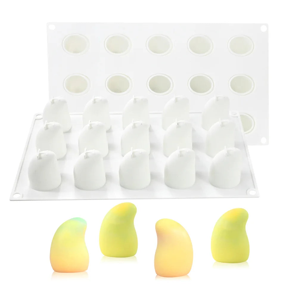 moules silicone fruits rhubarbe pomme poire fraise gâteau décoration bakeware modernes cuisine écofriendly