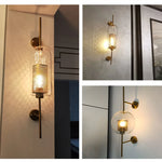 lampe murale moderne or argent transparent perforée éclairage cuisine décoration intérieure