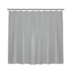 Rideau de douche moderne gris au design élégant, idéal pour compléter la décoration de votre salle de bain avec style. Suspensions solides et installation facile pour un usage quotidien pratique. Perfect pour protéger votre espace des éclaboussures tout en ajoutant une touche de sophistication.