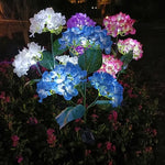 fleurs artificielles rose violet bleu blanc modernes extérieur piquet fixations