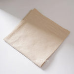 serviettes coton beige clair classiques 40x40cm réutilisables maison mariage party