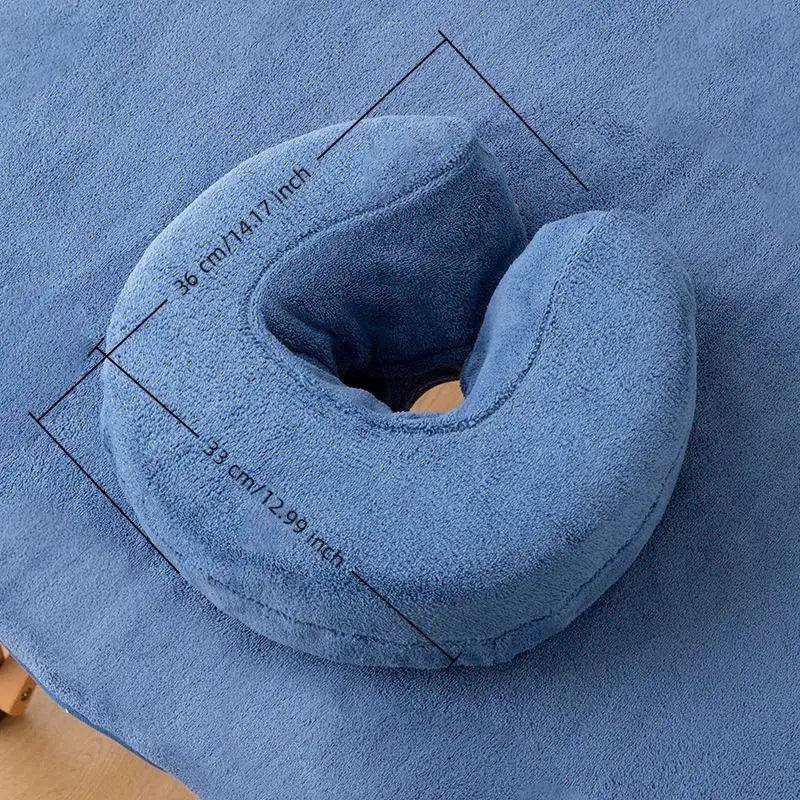 coussin voyage velours doux bleu gris marron blanc violet confortable ergonomique