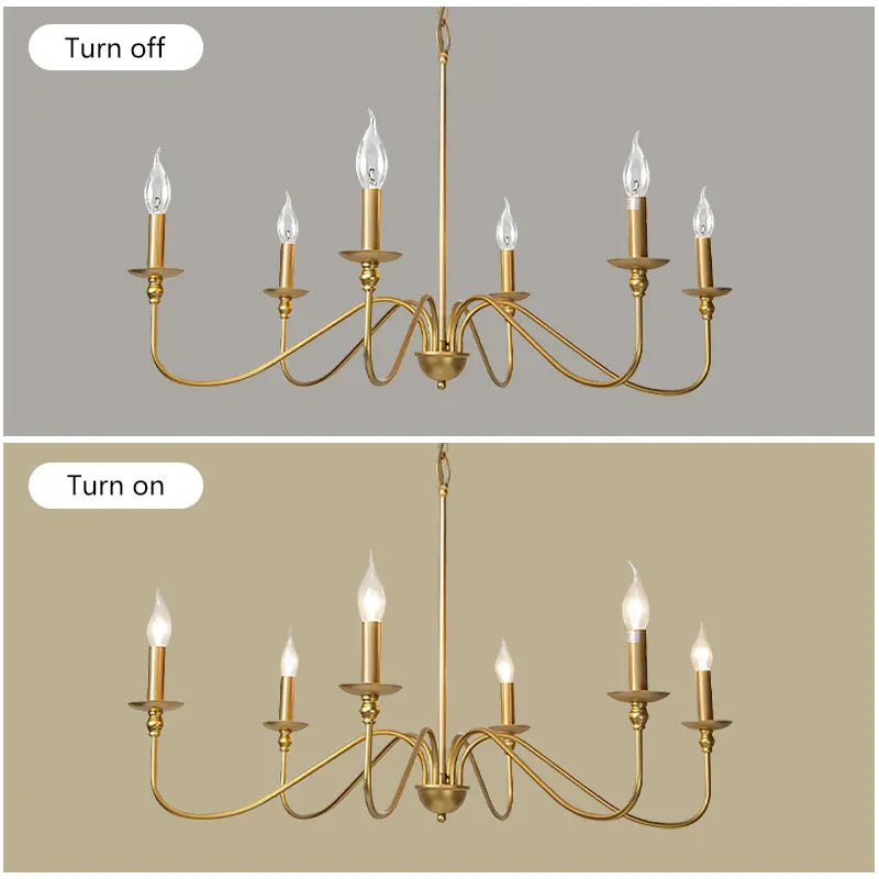 lustre moderne doré pendentif métal opaque salon chambre cuisine