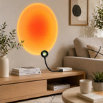 lampe led veilleuse ambiance atmosphérique usb transparente moderne noir fixée tringle flexible