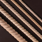 corde torsadée bois sculptée vintage classique non peinte beige clair décoration meuble architectureintérieur