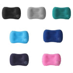 coussin gonflable voyage noir gris bleu rose moderne compact pvc Pompe air