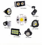 plaque led blanc moderne 31mm connecteur 110v 220v 3w 5w 7w 10w 12w