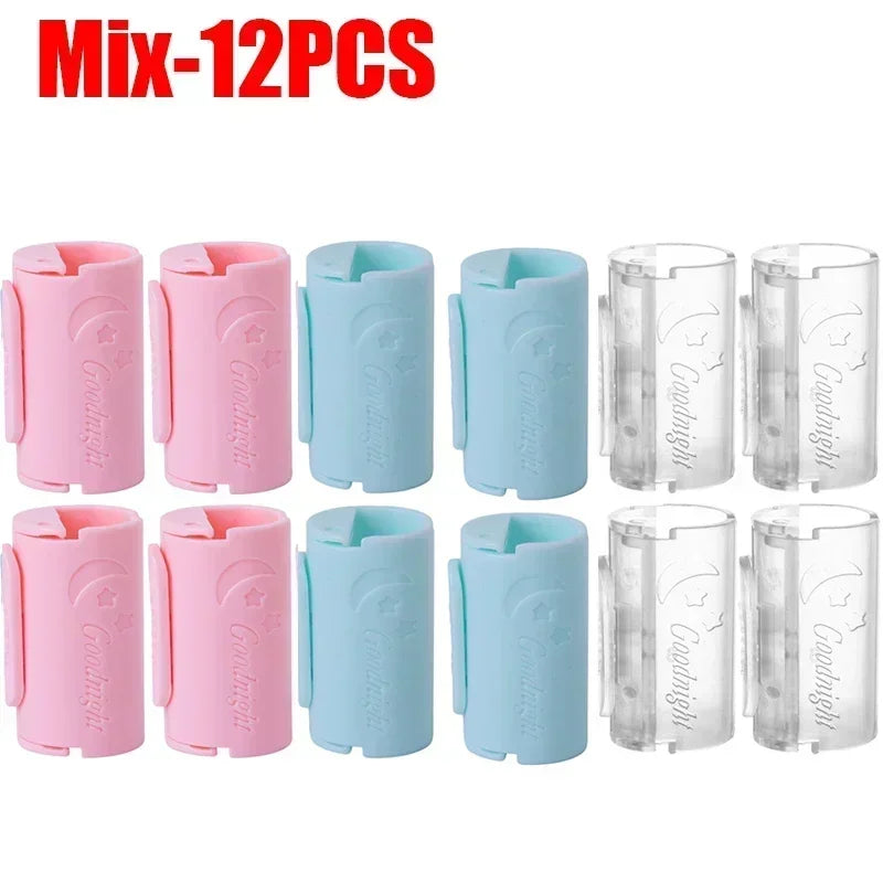 clips vêtements bleu clair rose adhésifs modernes pratiques 12pcs 3pcs 6pcs