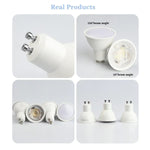 projecteur led gu10 9w blanc moderne 120 degrés 3000k 4000k 6000k transparent salon