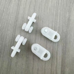 rideau polonais rail plastique glissière porte rideau douche systèmes glissières