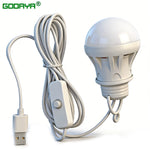 ampoule led blanc moderne usb secteur batterie rechargeable camping travail pêche barbecue