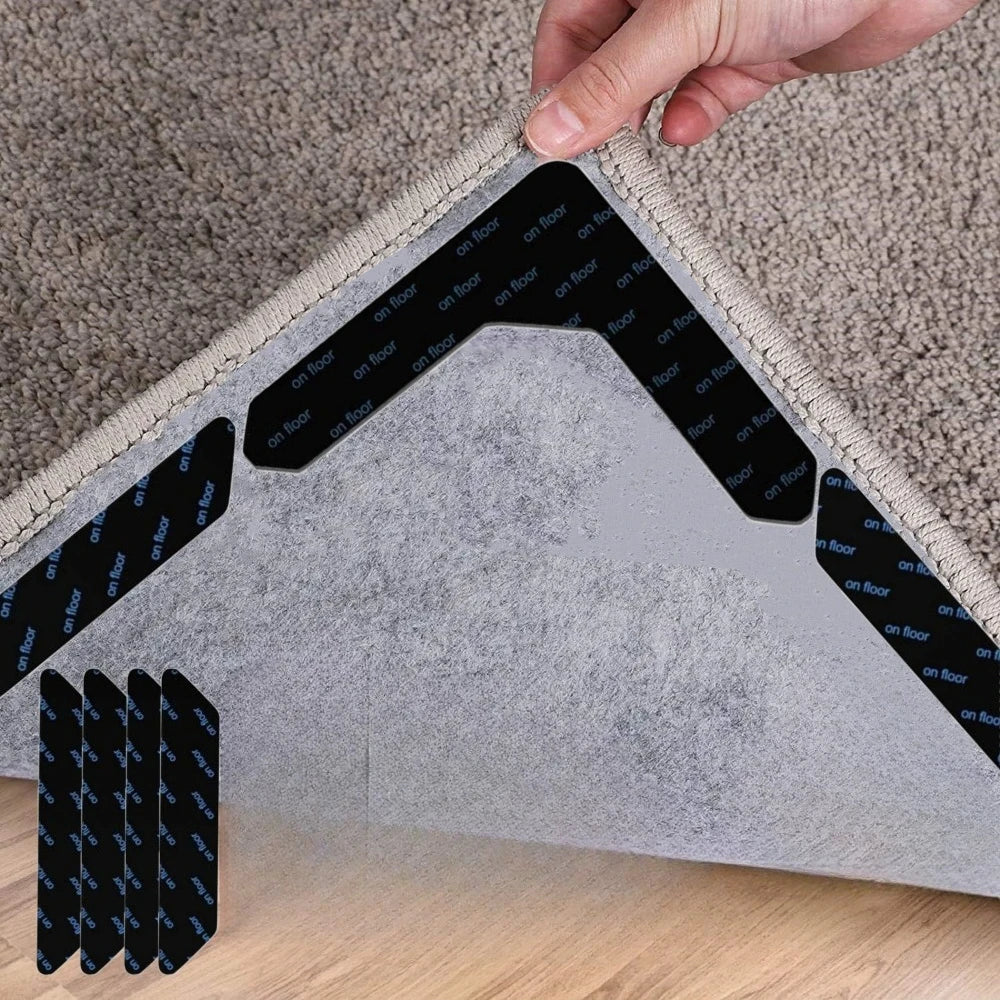 tapis sol moderne adhésifs antidérapants réutilisables 123x123mm 16pcs 25x130mm 32pcs