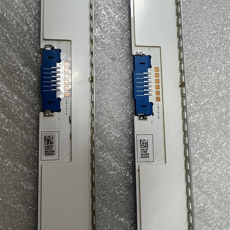 bande lumineuse led blanc bleu moderne connecteur qr code aluminium sans fil