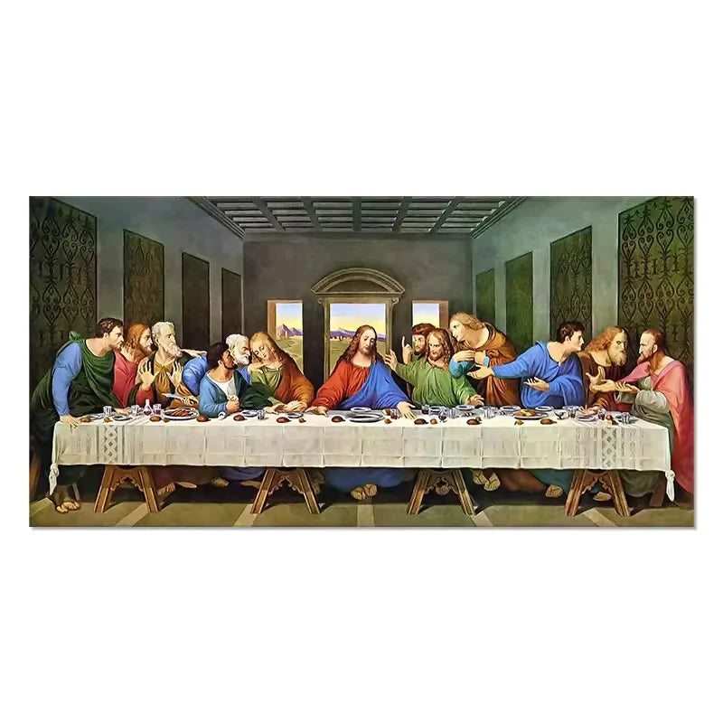 tableau toile historique personnage renaissance sans cadre multicolore 50x150cm 20x40cm 30x60cm 40x80cm