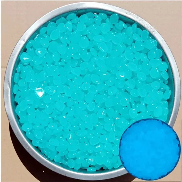pierres décoratives luminescentes modernes bleu vert rose blanc translucides 1000 2000 pcs jardinextérieur