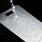 planches découper acier inoxydable surface brossée moderne trou accrochage durable alimentaire