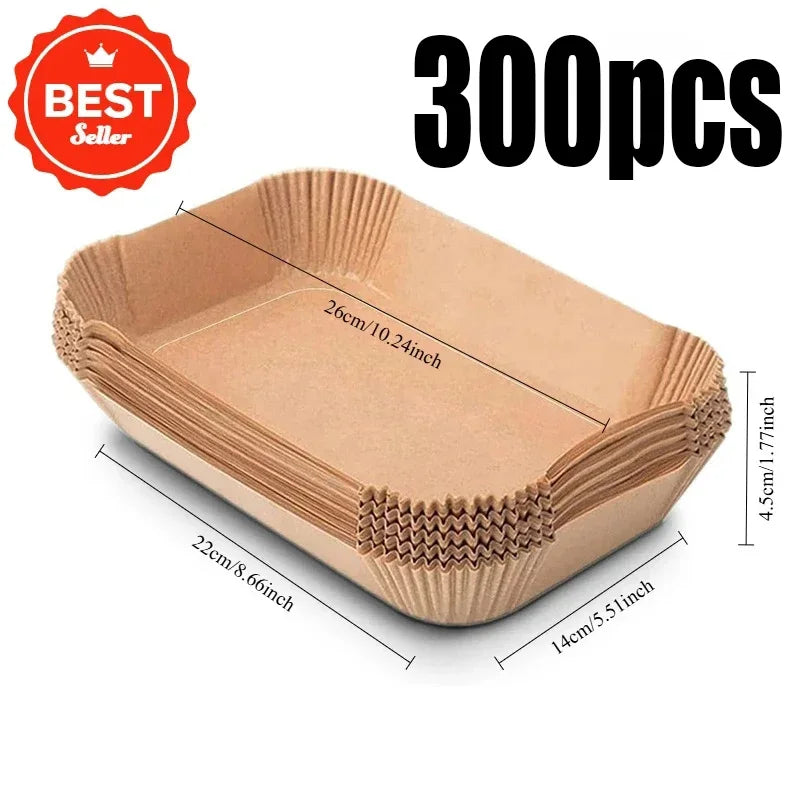 papier cuisson plissé rectangle antiadhésif moderne 100pcs 255cm 175cm respectueux environnement