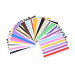 rubans adhésifs colorés moderne rayures géométriques bleu rose jaune violet noir blanc