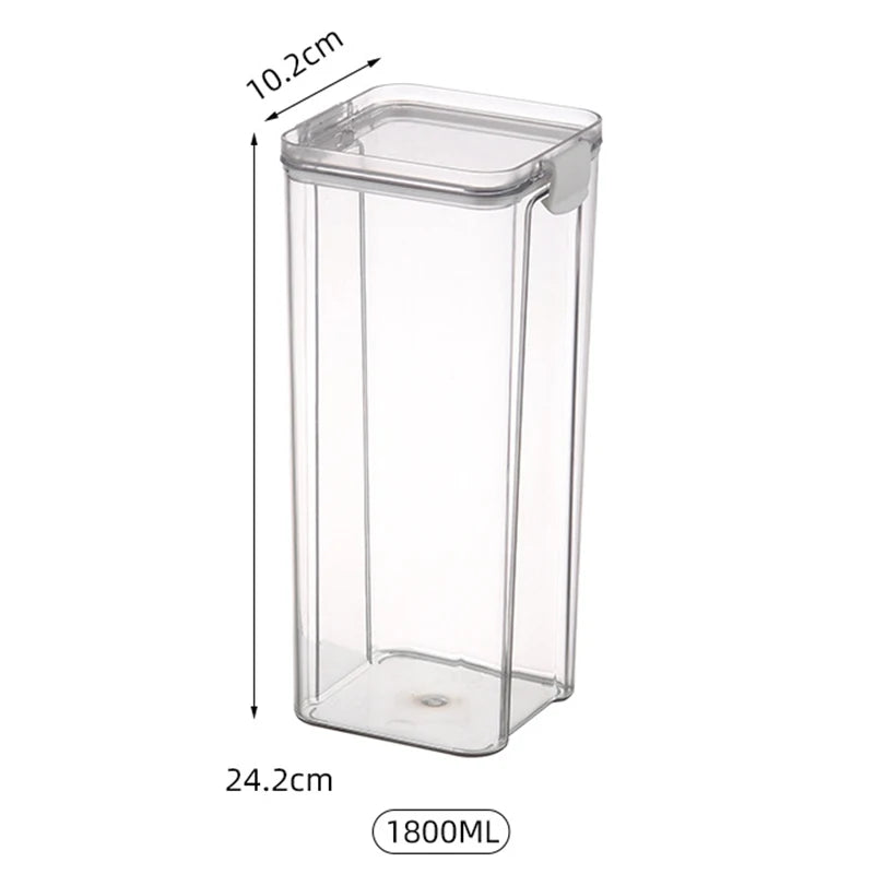 boîtes rangement alimentaires hermétiques plastique qualité alimentaire durable respectueux environnement transparentes couvercle noir clips