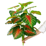 plantes artificielles feuilles vertes monstera palmes extérieures decoration moderne jardins maison tronc faux