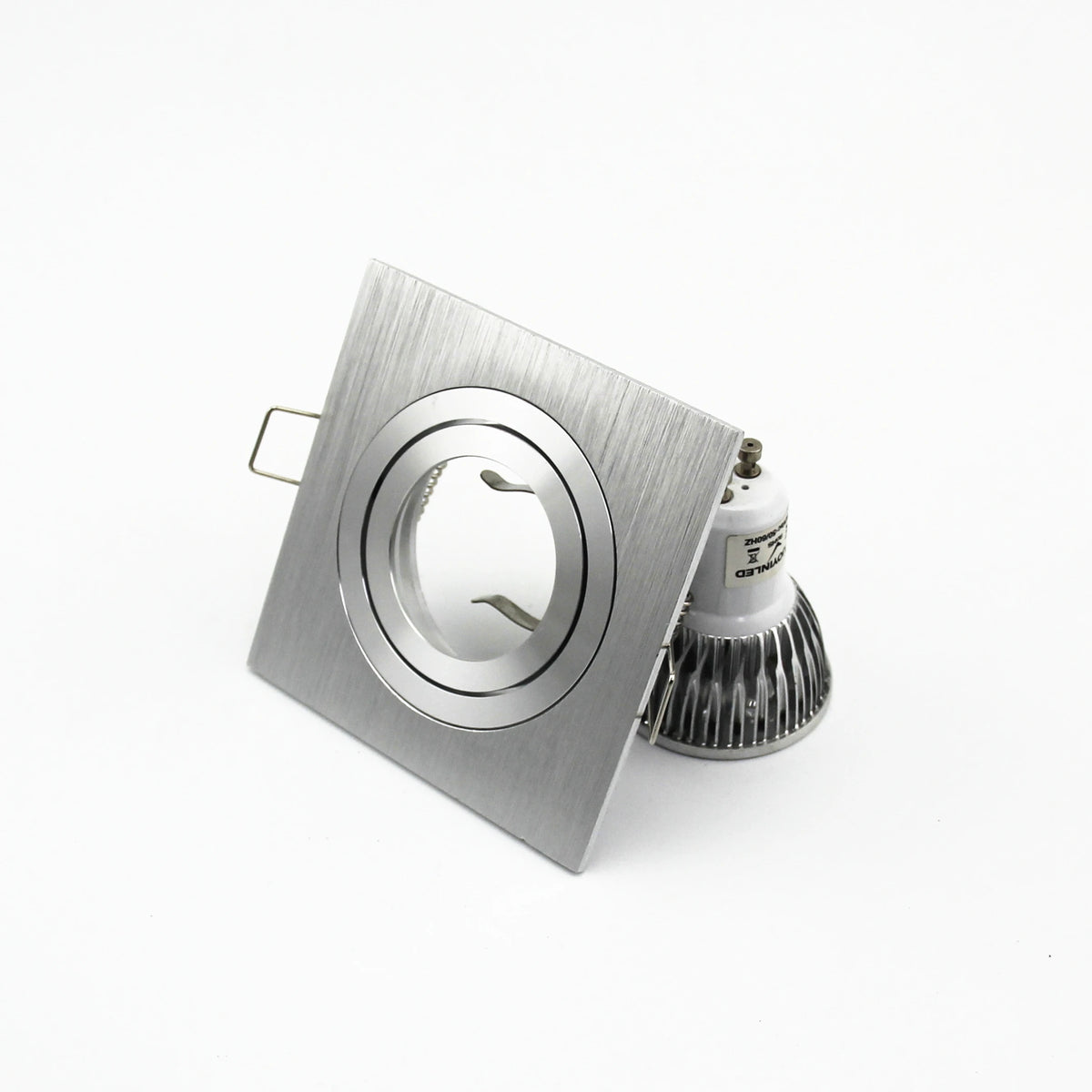 spots led noir blanc argenté modernes clips gu10 pièces