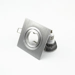 spots led noir blanc argenté modernes clips gu10 pièces