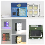 lampe solaire rechargeable led vert olive moderne clips ports usb
