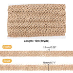 ruban decoratif doré rayures horizontales texture tissée classique élégant adhésif 15mm largeur opacité ciseaux