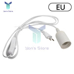 câble alimentation interrupteur blanc noir socquette E27 cordon fil clips moderne luminaire led